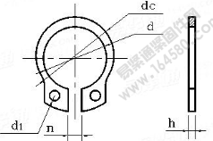 GB /T 894.2-1986 B型軸用彈性擋圈