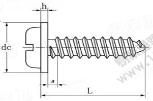 GB /T 9074.18-2002 開槽盤頭自攻螺釘和平墊組合執行標準