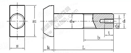 DIN 261-2010 T型帶孔螺栓執(zhí)行標(biāo)準(zhǔn)
