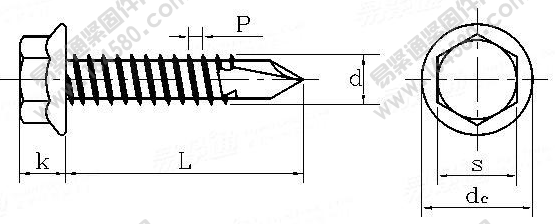 GB /T 15856.4-2002 六角法蘭面自鉆自攻螺釘執(zhí)行標(biāo)準(zhǔn)
