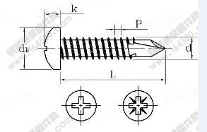 GB /T 15856.1-1995 十字槽盤頭自鉆自攻螺釘執行標準