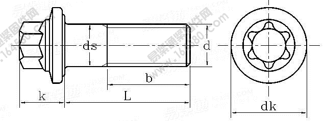 DIN 34800-2000 小法蘭梅花頭螺栓執行標準