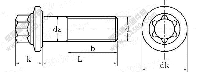 DIN 34800-2005 梅花頭小法蘭螺栓執行標準
