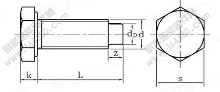 DIN 561-1995 六角頭圓柱端緊定螺釘