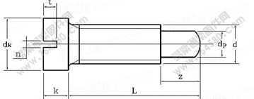 DIN 922-1986 開槽圓頭球面圓柱端螺釘
