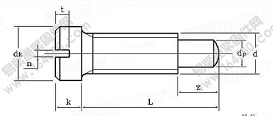 DIN 922-2006 開槽小盤頭圓柱端螺釘