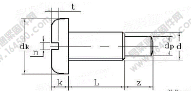 GB /T 828-1988 開槽圓頭定位螺釘 GB /T 828-1988 開槽圓頭定位螺釘