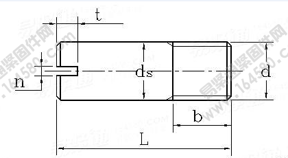 GB /T 878-2007 外螺紋圓柱銷(開槽無頭螺釘)