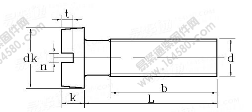 DIN 84-1990 開槽圓柱頭螺釘
