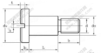 DIN 923-2006 開槽盤頭臺階螺釘