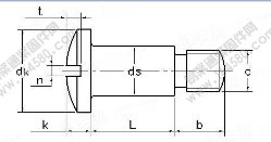 GB /T 946-1988 開槽球面圓柱頭軸位螺釘