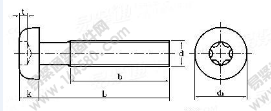 GB /T 2672-1986 內六角花形盤頭螺釘
