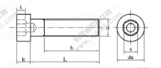 DIN 6912-2002 內六角圓柱頭帶導向孔螺釘