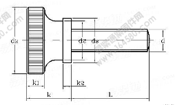 GB/T 834-1988 滾花高頭螺釘
