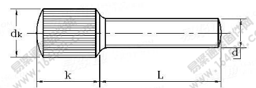 GB/T 836-1988 滾花小頭螺釘