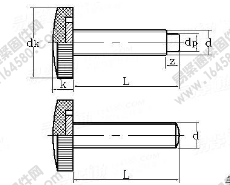 GB/T 840-1988 塑料滾花頭螺釘