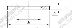 DIN 1441-1974 螺栓用粗制墊圈