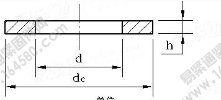 DIN 1441-2008 螺栓用粗制平墊圈