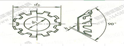 GB /T 9074.28-1988 組合件用錐形鎖緊墊圈