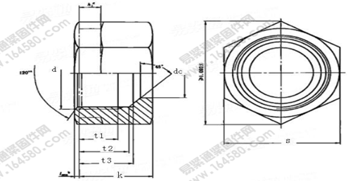 GB /T 3759-2008 卡套式管接頭用連接螺母