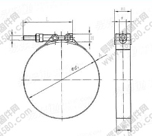 DIN 3017-3-2002 喉箍軟管夾件—第3部分螺栓卡箍
