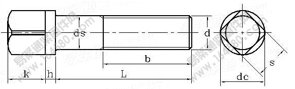 DIN 478-1985 四方頭帶墊螺栓