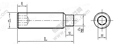 GB /T 79-2000 內六角圓柱端緊定螺釘 GB /T 79-2000 內六角圓柱端緊定螺釘