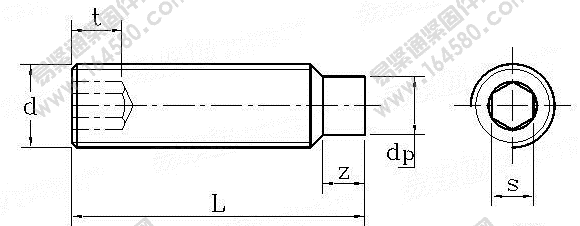 GB /T 79-2007 內六角圓柱端緊定螺釘