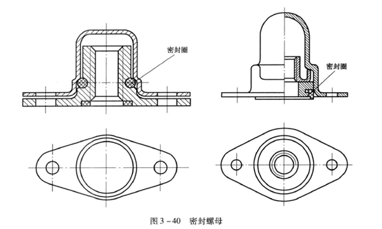 密封結構螺母