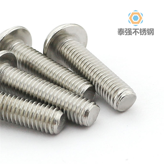 不銹鋼圓頭帶墊機螺釘